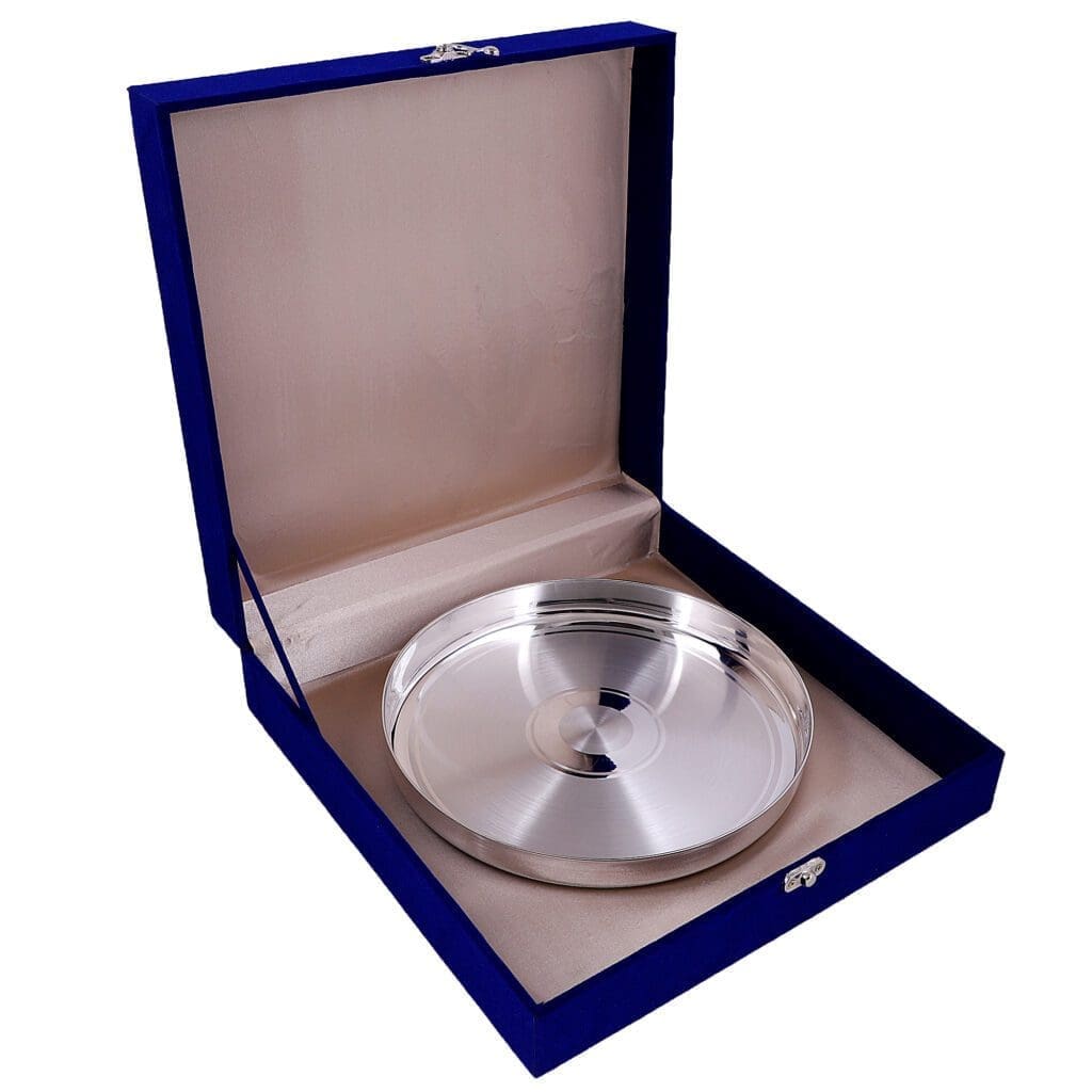 Gleaming Silver Thali