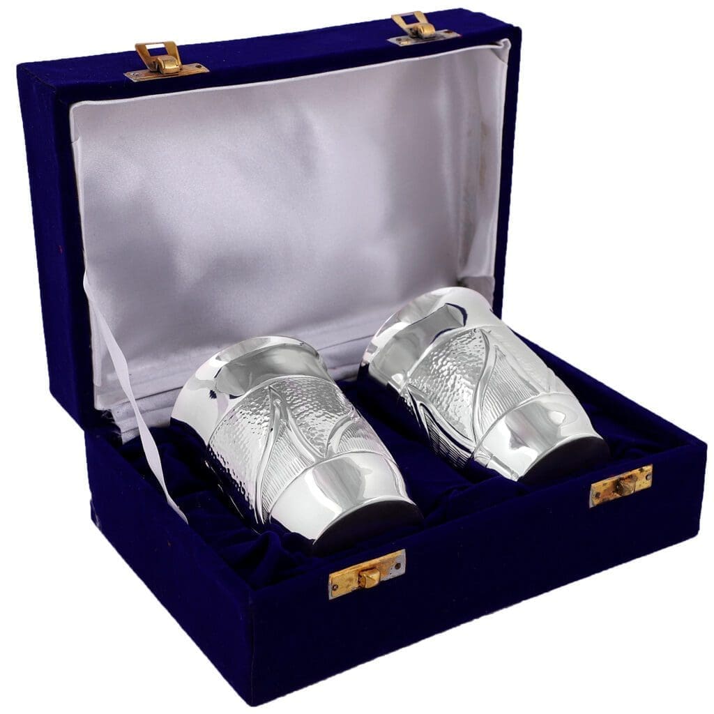 Luxury Silver Glass Set