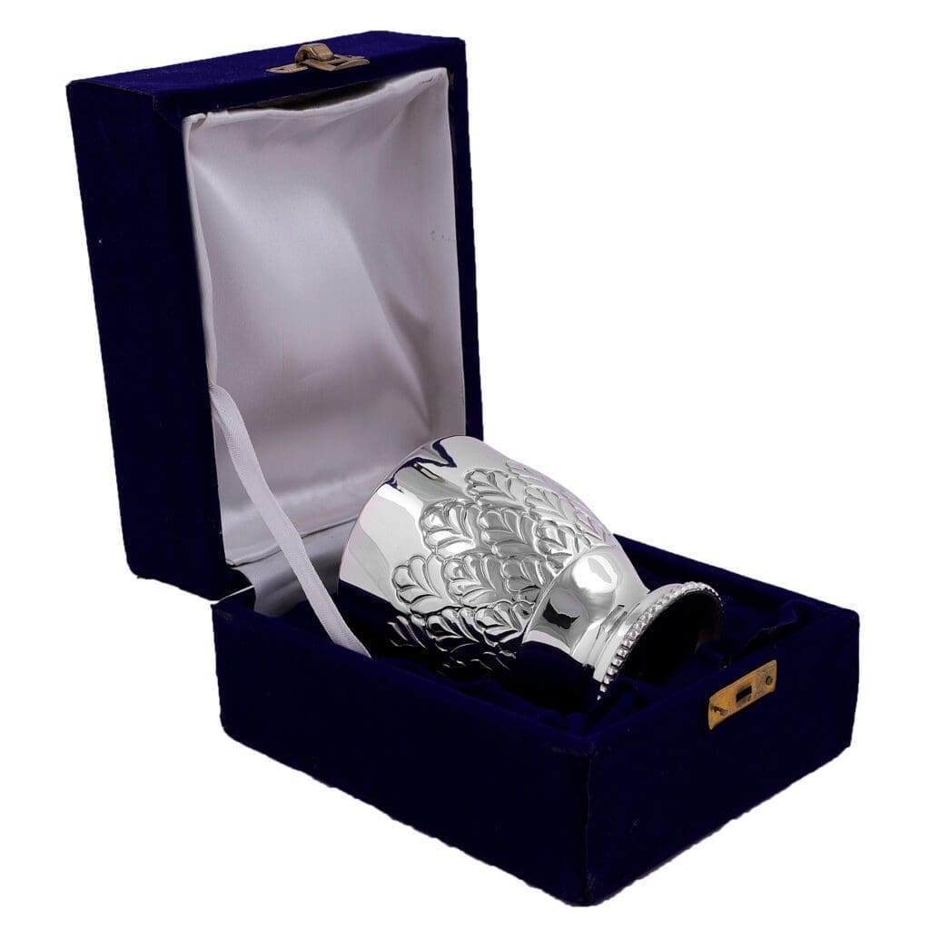 Designer Silver Glass