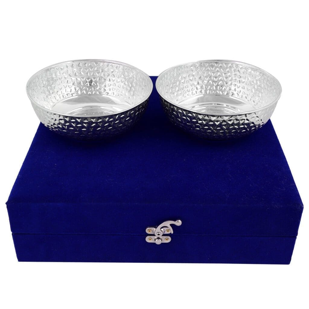 Silver Serving Bowl Set