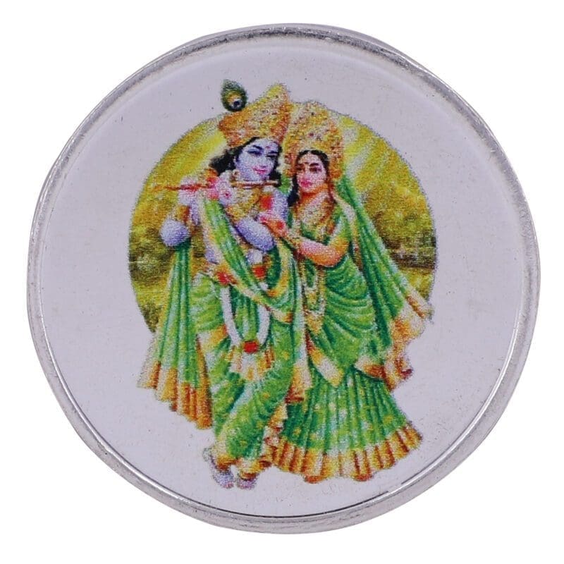 Radha Krishna Coloured Coin 20 gr